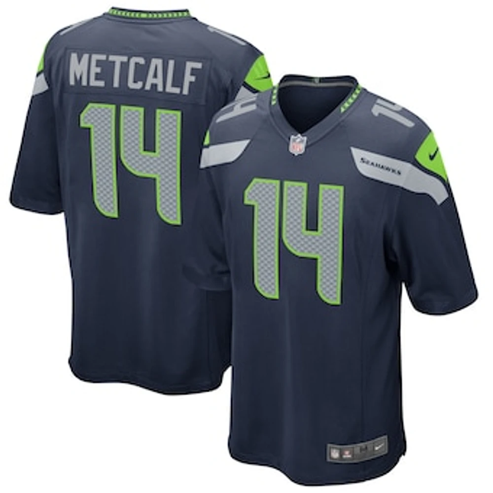 Men's Nike DK Metcalf College Navy Seattle Seahawks Game Jersey