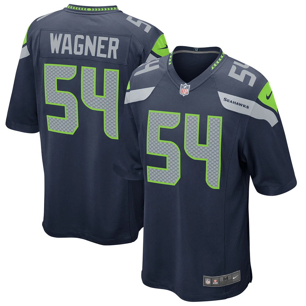 Men's Nike Bobby Wagner College Navy Seattle Seahawks Game Jersey