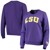 Women's Colosseum Purple LSU Tigers Campanile Pullover Sweatshirt