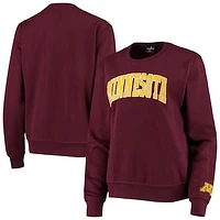 Women's Colosseum Maroon Minnesota Golden Gophers Campanile Pullover Sweatshirt