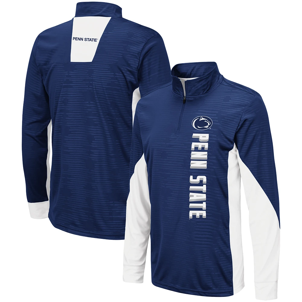 Youth Colosseum Navy Penn State Nittany Lions Bart Quarter-Zip Jacket