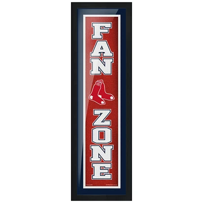 Boston Red Sox 6'' x 22'' Fan Zone Framed Artwork