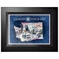 Seattle Mariners 12'' x 16'' State of Mind Wall Art