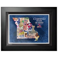 St. Louis Cardinals 12'' x 16'' State of Mind Wall Art