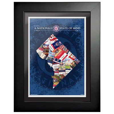 Washington Nationals 12'' x 16'' State of Mind Wall Art