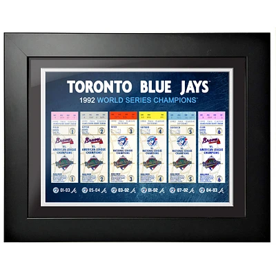 Toronto Blue Jays 12'' x 16'' Ticket To History Wall Art