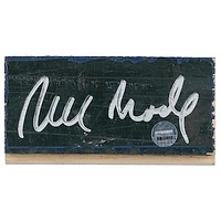 Bill Bradley New York Knicks Autographed 2" x 4" Madison Square Garden Court Piece