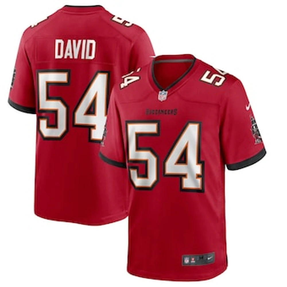 Men's Nike Lavonte David Red Tampa Bay Buccaneers Game Jersey