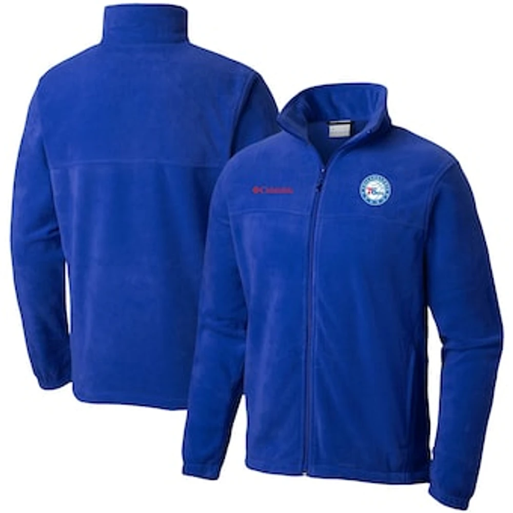 Men's Columbia Royal Philadelphia 76ers Big & Tall Steens Mountain 2.0 Full-Zip Jacket