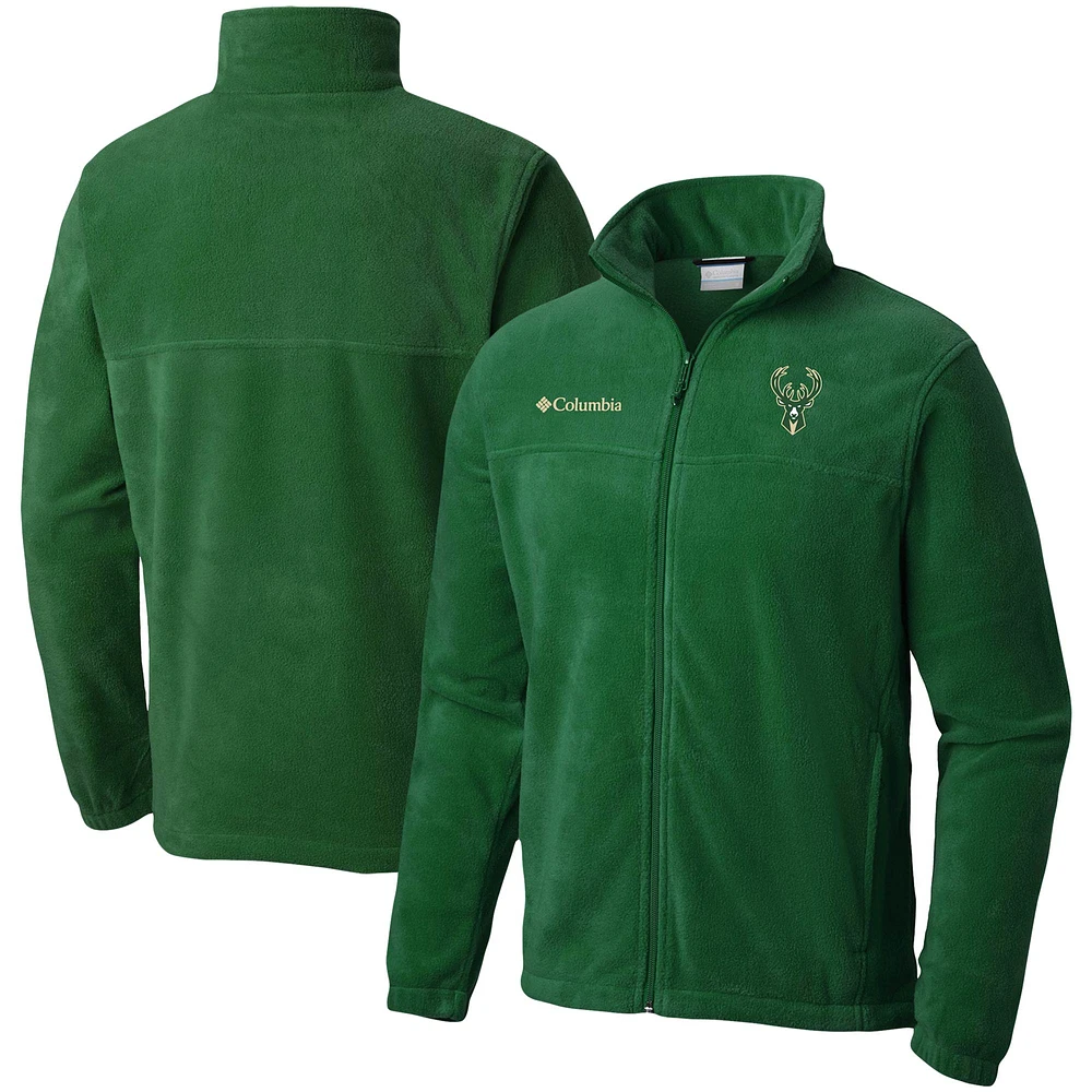 Men's Columbia Green Milwaukee Bucks Steens Mountain 2.0 Full-Zip Jacket