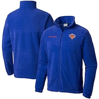 Men's Columbia Blue New York Knicks Steens Mountain 2.0 Full-Zip Jacket