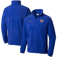 Men's Columbia Blue New York Knicks Steens Mountain 2.0 Full-Zip Jacket