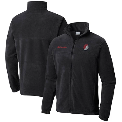 Men's Columbia Black Portland Trail Blazers Steens Mountain 2.0 Full-Zip Jacket