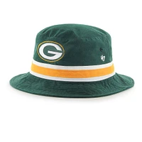 Men's '47 Green Green Bay Packers Striped Bucket Hat