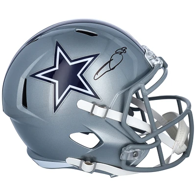 CeeDee Lamb Dallas Cowboys Autographed Riddell Speed Replica Helmet