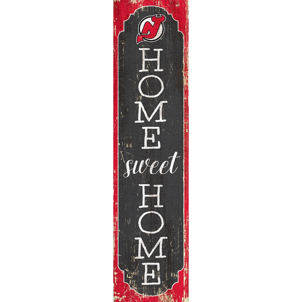 New Jersey Devils 24" Home Sweet Home Leaner Sign