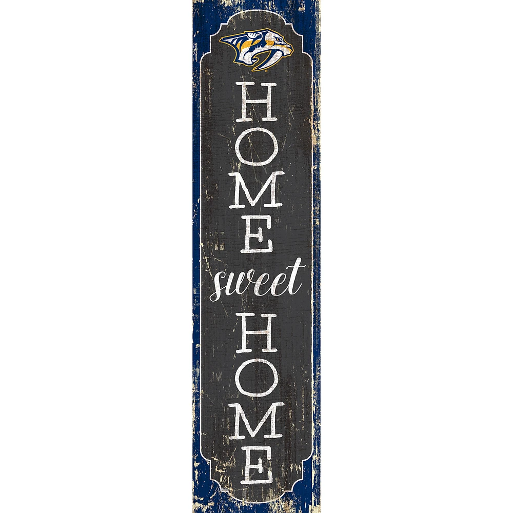Nashville Predators 24" Home Sweet Home Leaner Sign