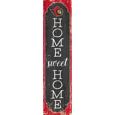 Ottawa Senators 24" Home Sweet Home Leaner Sign