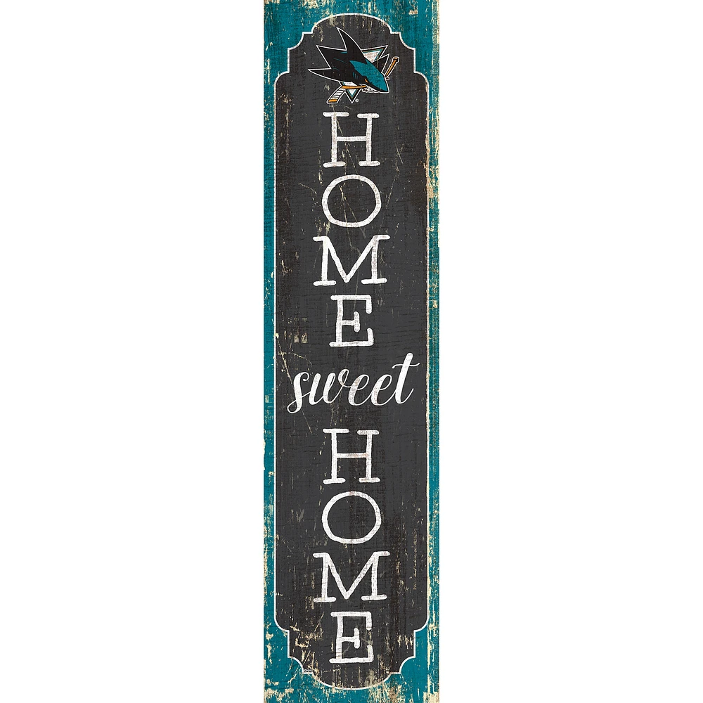 San Jose Sharks 24" Home Sweet Home Leaner Sign