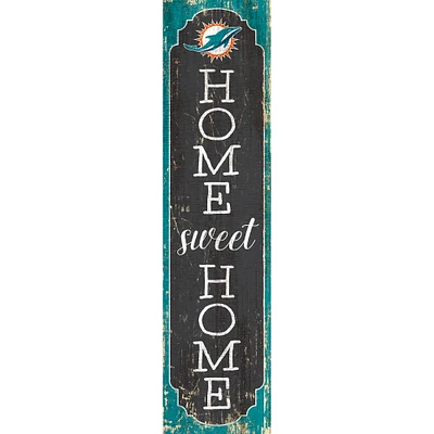 Miami Dolphins 24" Home Sweet Home Leaner Sign