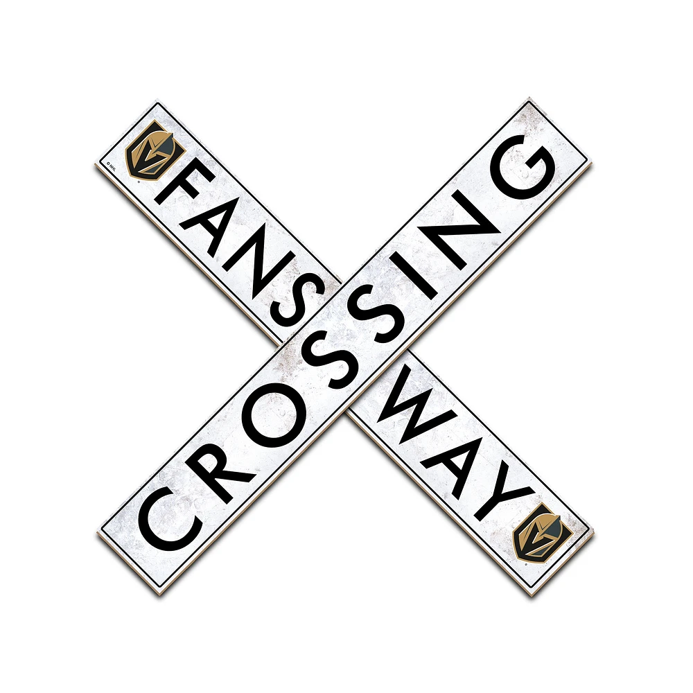 Vegas Golden Knights 48" Fans Way Crossing Sign