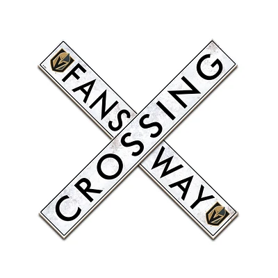 Vegas Golden Knights 48" Fans Way Crossing Sign