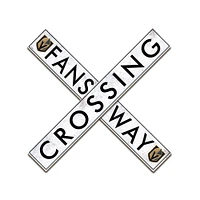 Vegas Golden Knights 48" Fans Way Crossing Sign