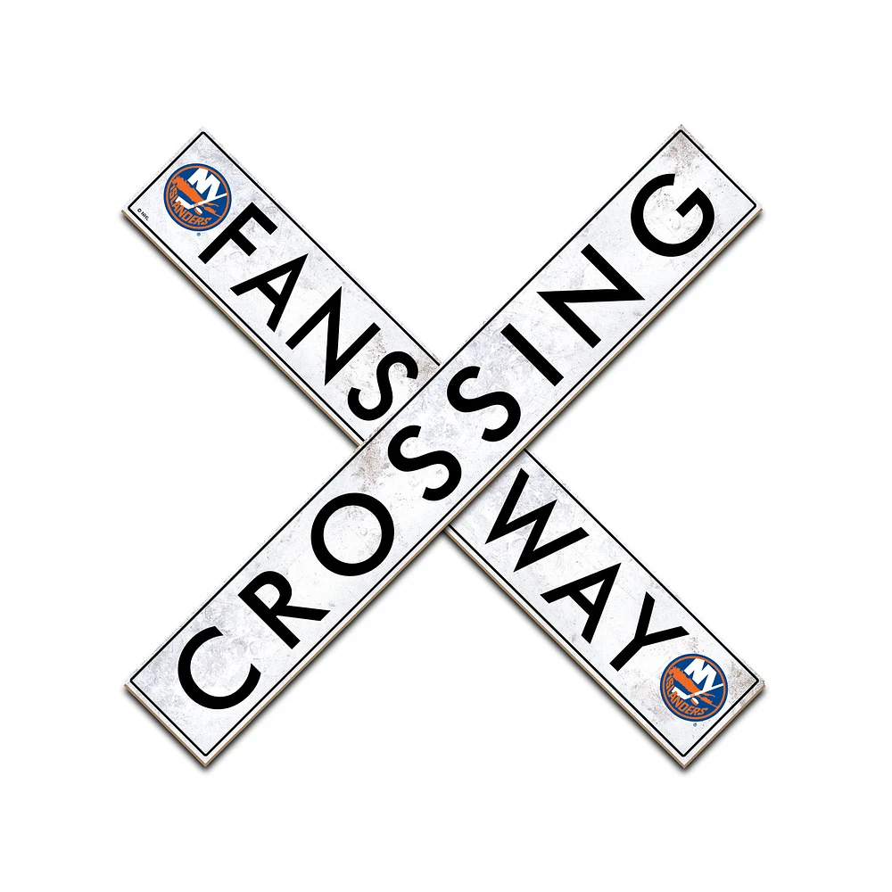 New York Islanders 48" Fans Way Crossing Sign