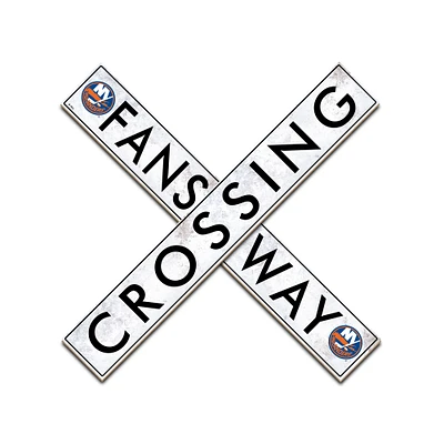 New York Islanders 48" Fans Way Crossing Sign
