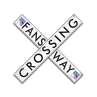 New York Rangers 48" Fans Way Crossing Sign