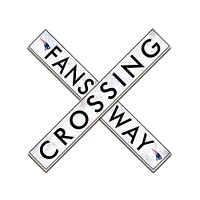 New England Patriots 48" Fans Way Crossing Sign