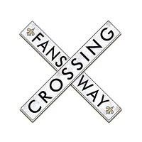 New Orleans Saints 48" Fans Way Crossing Sign