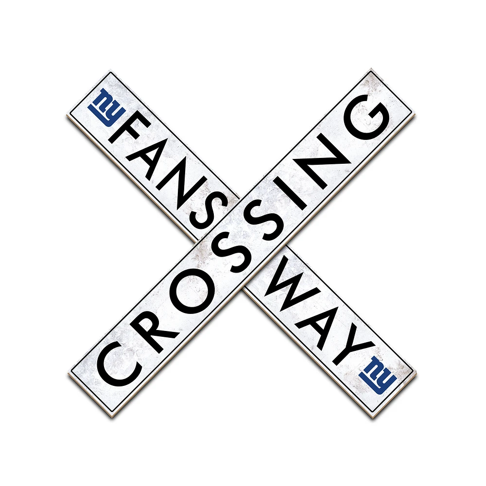 New York Giants 48" Fans Way Crossing Sign