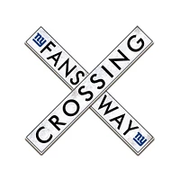 New York Giants 48" Fans Way Crossing Sign