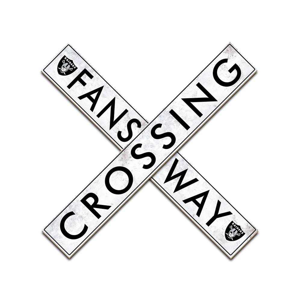 Las Vegas Raiders 48" Fans Way Crossing Sign