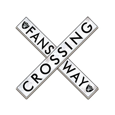 Las Vegas Raiders 48" Fans Way Crossing Sign