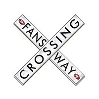 San Francisco 49ers 48" Fans Way Crossing Sign