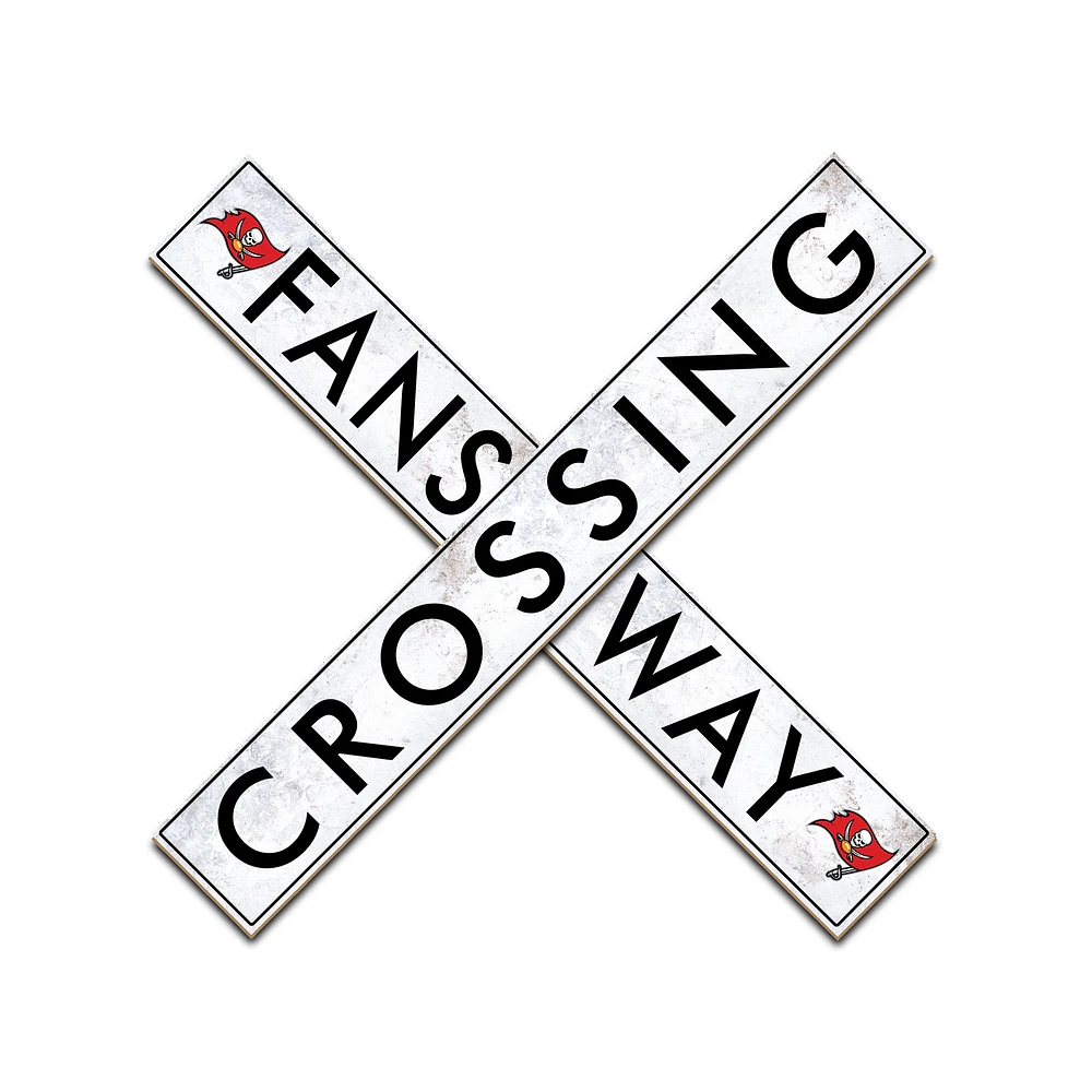 Tampa Bay Buccaneers 48" Fans Way Crossing Sign