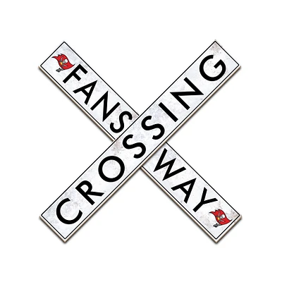 Tampa Bay Buccaneers 48" Fans Way Crossing Sign