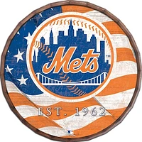 New York Mets 16" Flag Barrel Top Sign