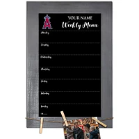Los Angeles Angels 11" x 19" Personalized Team Weekly Chalkboard with Frame