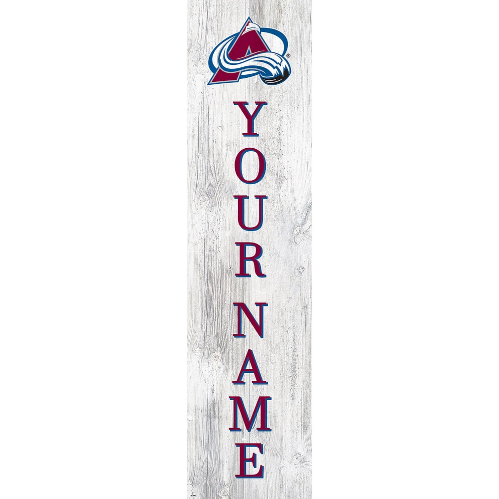 Colorado Avalanche 48" Personalized Welcome Leaner Sign