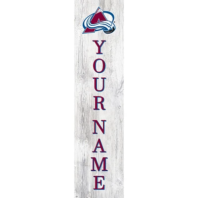 Colorado Avalanche 48" Personalized Welcome Leaner Sign