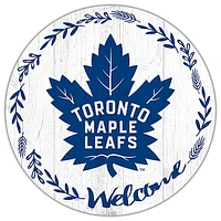 Toronto Maple Leafs 12" Welcome Circle Sign