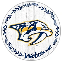 Nashville Predators 12" Welcome Circle Sign