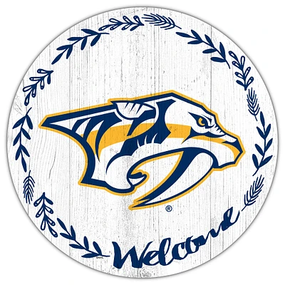 Nashville Predators 12" Welcome Circle Sign