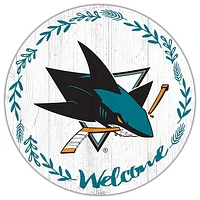 San Jose Sharks 12" Welcome Circle Sign
