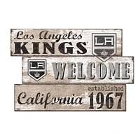 Los Angeles Kings 24" 3-Plank Welcome Sign