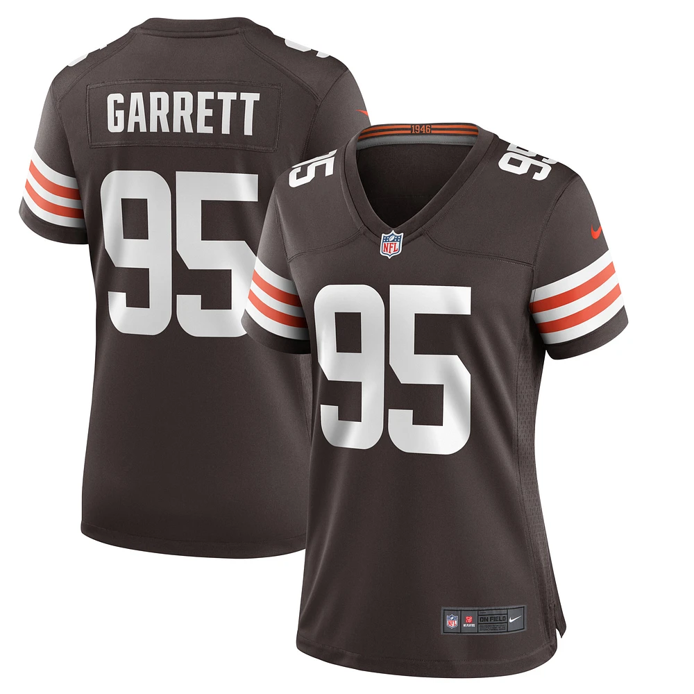 Women's Nike Myles Garrett Brown Cleveland Browns Player Game Jersey