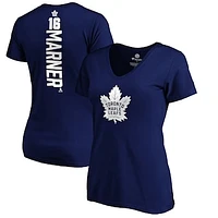 Women's Mitchell Marner Royal Toronto Maple Leafs Playmaker V-Neck T-Shirt
